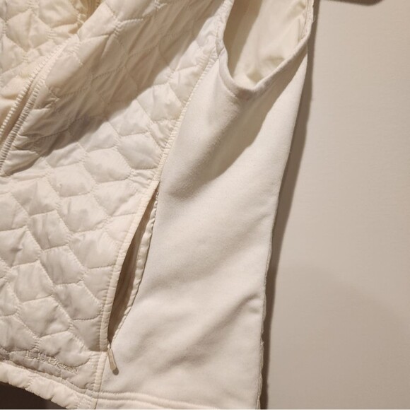 L.L. Bean Off White Puffer Vest - Picture 9 of 11